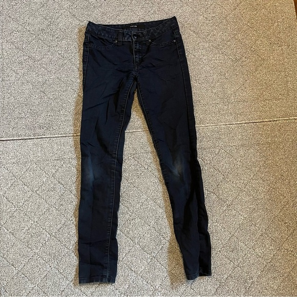 Joes Jeans Ever Blue Girls Youth Size 14 Black Mid Rise Skinny Denim - Picture 1 of 10